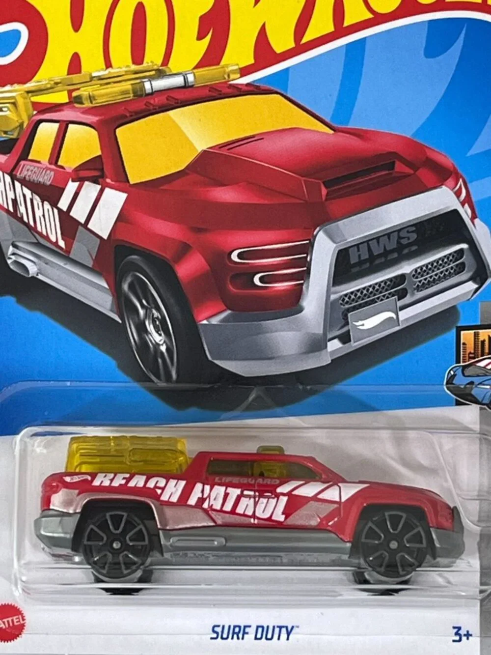 Hot Wheels 2024 Surf Duty HW Metro 2/10 105/250 Red Mainline NOC